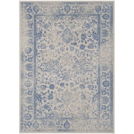 Safavieh Adirondack Power Loomed Round Area RugIvory & Light Blue 6 x 6 ft. ADR109L-6R